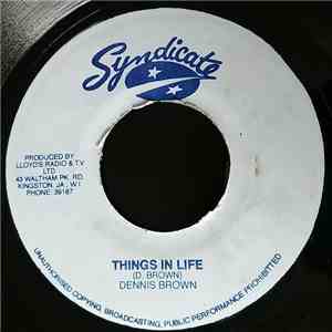 Dennis Brown - Things In Life album