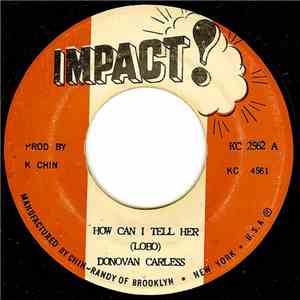 Donovan Carless - How Can I Tell Her album
