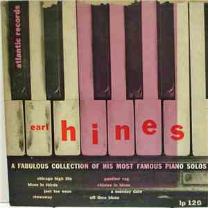 Earl Hines - A Fabulous Collection Of His Most Famous Piano Solos album