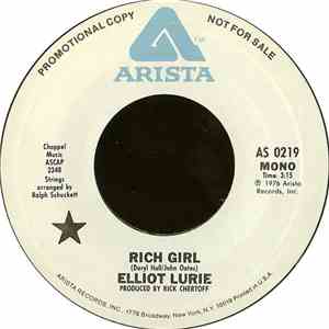 Elliot Lurie - Rich Girl album