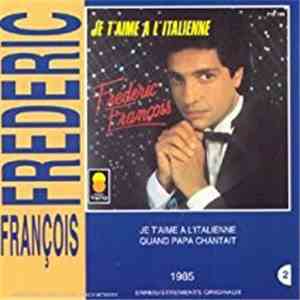 Frédéric François - Je T'Aime À L'Italienne album