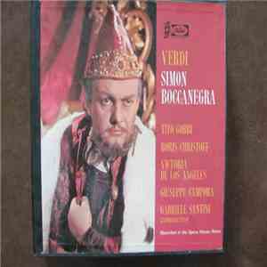 Giuseppe Verdi, Gabriele Santini , Tito Gobbi, Boris Christoff, Victoria De Los Angeles, Giuseppe Campora - Simon Boccanegra album