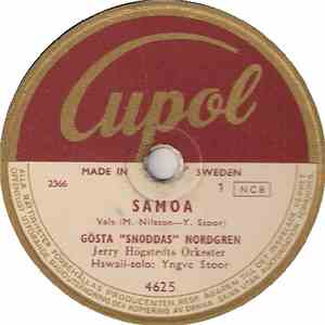 Gösta "Snoddas" Nordgren - Samoa / Kärlekens Hamn album