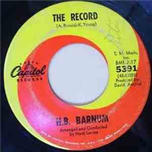 H.B. Barnum - I'm A Man / The Record album