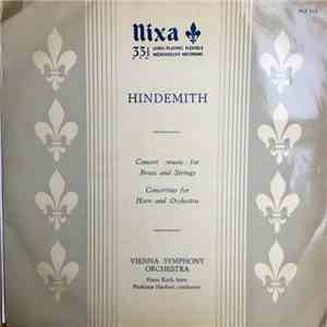 Hindemith, Vienna Symphony Orchestra, Franz Koch , Professor Haefner - Concert Music For Brass And Strings / Concertino For Horn And Orchestra album