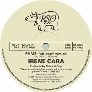 Irene Cara / Contemporary Gospel Chorus The High School Of Music And Art - Fame album
