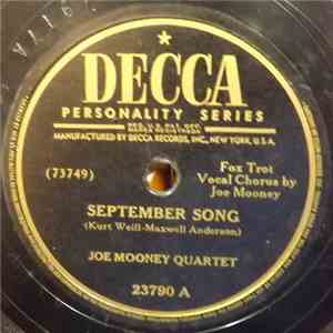 Joe Mooney Quartet - September Song / Just A Gigolo album