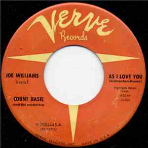 Joe Williams / Count Basie And His Orchestra - As I Love You / Stop! Don't! album