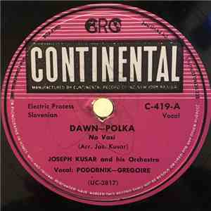 Joseph Kusar And His Orchestra - Dawn / Farewell album