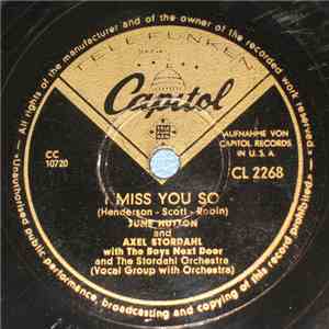 June Hutton and Axel Stordahl - I Miss You So album