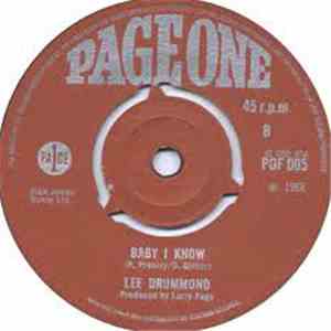 Lee Drummond  - At A Time Like This / Baby I Know album