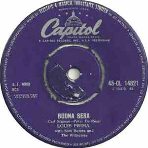 Louis Prima With Sam Butera And The Witnesses - Buona Sera album