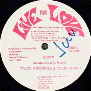 Major Mackrell & Colin Roach - Duppy album