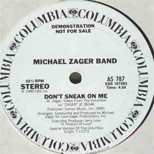 Michael Zager Band - Don't Sneak On Me album