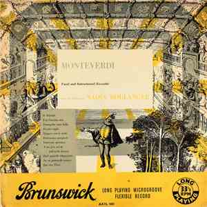 Monteverdi - Nadia Boulanger - Vocal And Instrumental Works album