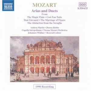 Mozart - Arias And Duets From Magic Flute, Così Fan Tutte, Don Giovanni, Marriage Of Figaro, Abduction From The Seraglio album