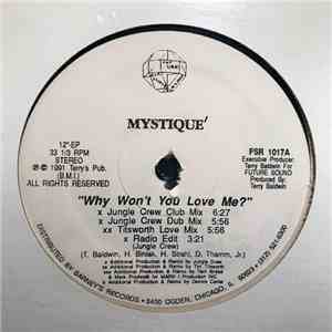 Mystique' - Why Won't You Love Me? album