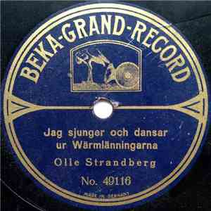 Olle Strandberg - Jag Sjunger Och Dansar / Seterjentens Sondag album