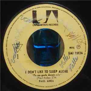 Paul Anka - I Don't Like To Sleep Alone album