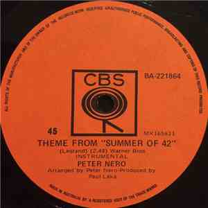 Peter Nero - Theme From "Summer Of 42" / Theme From "Jesus Christ, Superstar" ( A Rock Opera) album