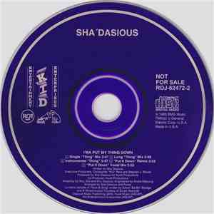 Sha'dasious - I'ma Put My Thing Down album