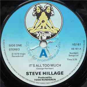 Steve Hillage - It's All Too Much album