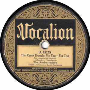 The Ambassadors  - The Roses Brought Me You / When Autumn Leaves Are Falling album