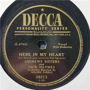 The Andrews Sisters, Dick Haymes - Here In My Heart album