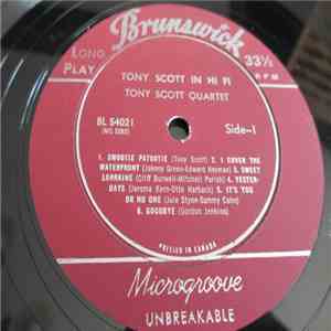 The Tony Scott Quartet - Tony Scott In Hi-Fi album