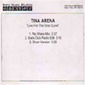 Tina Arena - Live For The One I Love album