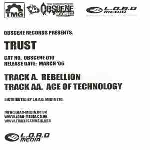 Trust - Rebellion / Ace Of Technology album