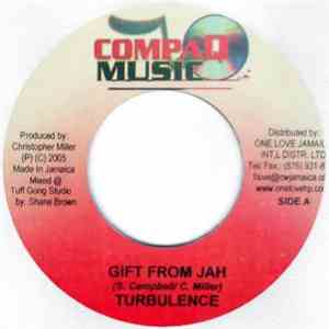 Turbulence  - Gift From Jah album