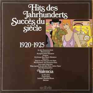 Various - Hits Des Jahrhunderts 1920-1925 album