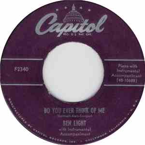 Ben Light - Do You Ever Think Of Me album