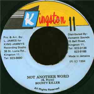 Bounty Killer - Not Another Word album