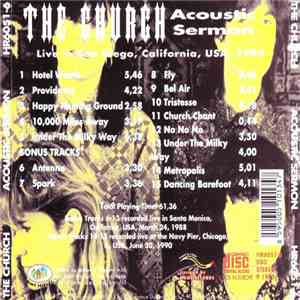 Church, The - Accoustic Sermon album