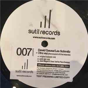 David Gausa / Les Schmitz - Otra Vez (The Sound Of The Islands) album