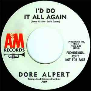 Dore Alpert - I'd Do It All Again album