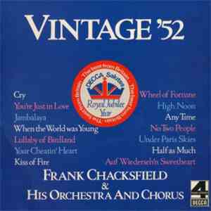 Frank Chacksfield And His Orchestra And Chorus - Vintage '52 album