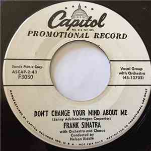 Frank Sinatra - Don't Change Your Mind About Me album