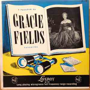 Gracie Fields - A Program Of Gracie Fields Favorites album