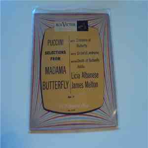 James Melton - Puccini Selections From Madama Butterfly album