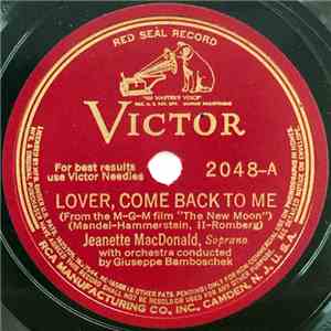 Jeanette MacDonald - Lover, Come Back To Me / One Kiss album