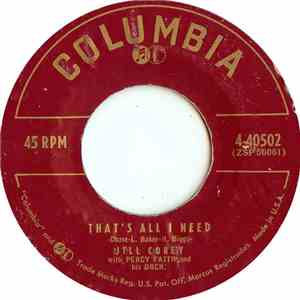 Jill Corey - That's All I Need album