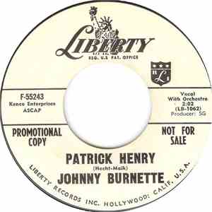 Johnny Burnette - Patrick Henry album