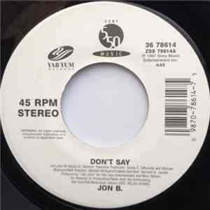 Jon B - Don't Say / Let U Shine album