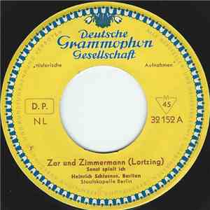 Lortzing / Heinrich Schlusnus - Zar Und Zimmermann / Undine album