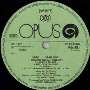Miro - Dear Boy album