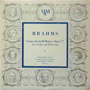 Peter Rybar, Brahms - Concerto In D Major For Violin And Orchestra album