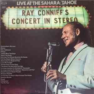 Ray Conniff And The Singers - Ray Conniff's Concert In Stereo (Live At The Sahara/Tahoe) album
